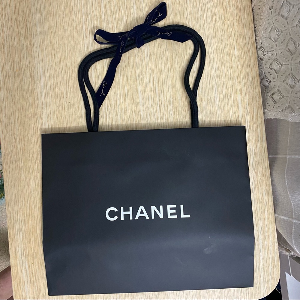 Chanel Medium Shopping Bag with velvet ribbon